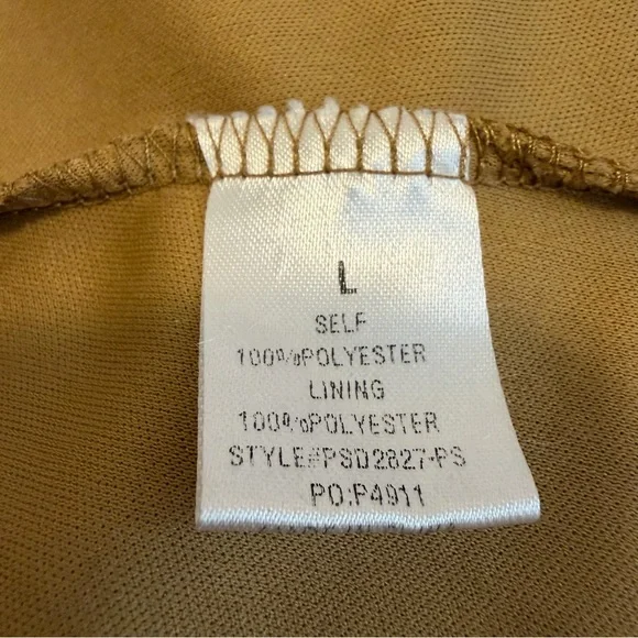 Piper & Scoot Floral Mustard Midi Button Up V Neck Dress - Picture 12 of 14